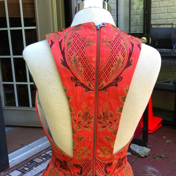 STUNNING ALICE+OLIVIA FIT&FLARE JACQUARD DRESS ASO FELICITY SMOAK - Picture 8 of 12